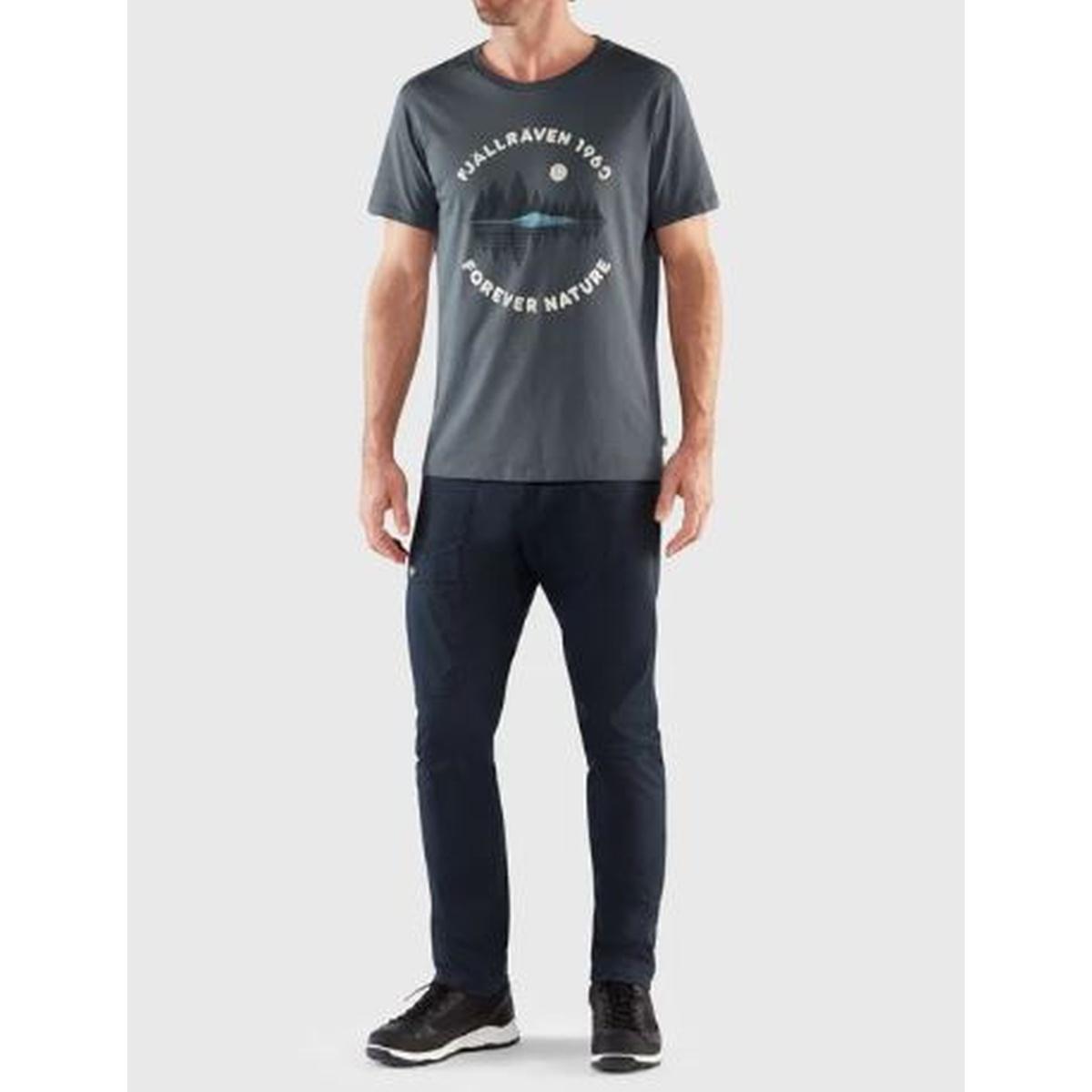 Forest mirror t shirt m       navy